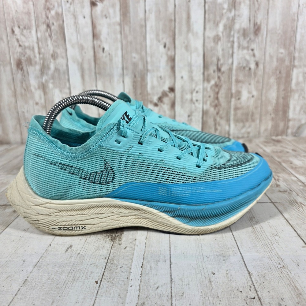 Nike ZoomX Vaporfly Next% 2 Aurora Green Running Shoes CU4123-300 Womens 9